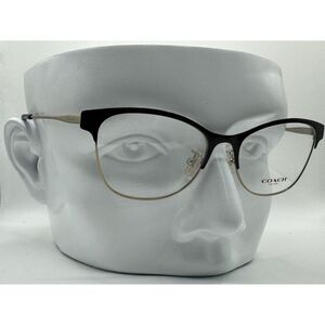Women's Coach Eyeglasses - NEW - HC5111 Black & Gold Metal Style MSRP $250